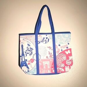 Lancome TOTE BAG, Bon Voyage, Paris Decorated
